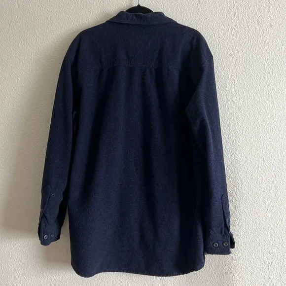 Dakota Grizzly Shirt Mens Large Blue Heavy Button Up Long Sleeve Outdoor Sz XXL - Picture 3 of 10